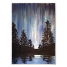 Forest Aurora 12x18 Print