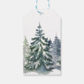 Forest Baby It's Cold Outside Winter Baby Dusche Geschenkanhänger (Rückseite)