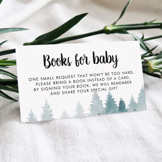 Forest Baby Showcard Buchungsanfrage Begleitkarte