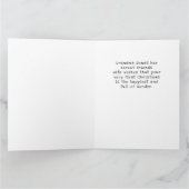 Forest Baby's First Christmas Card von Oma Karte (Innenseite)