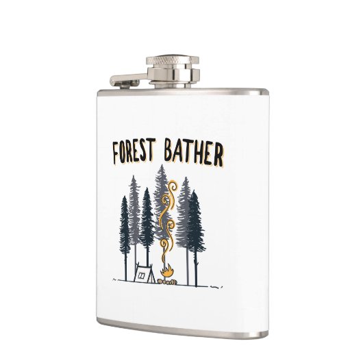 Forest Bather Camping Flachmann (Links)