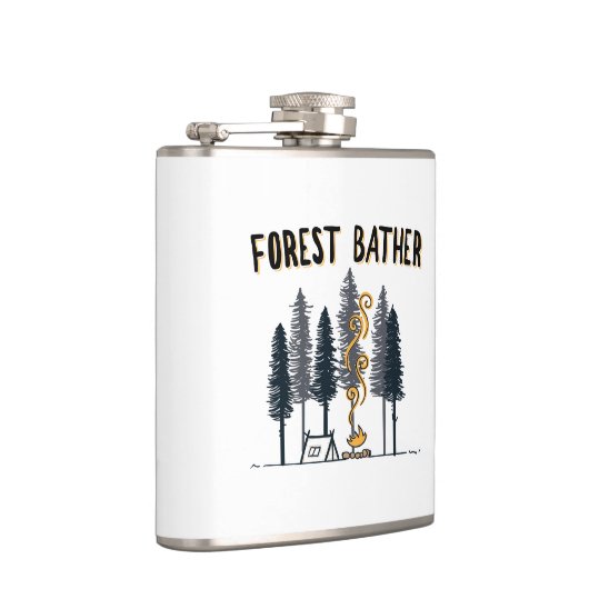 Forest Bather Camping Flachmann (Rechts)