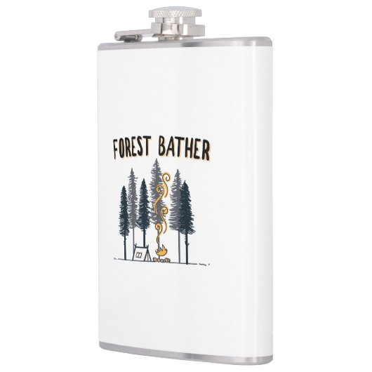 Forest Bather Camping Flachmann (Links)