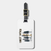 Forest Bather Camping Gepäckanhänger (Vorderseite vertikal)