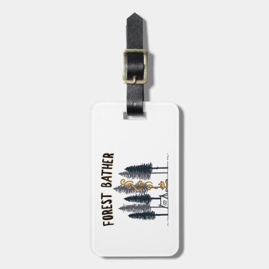 Forest Bather Camping Gepäckanhänger (Vorderseite vertikal)
