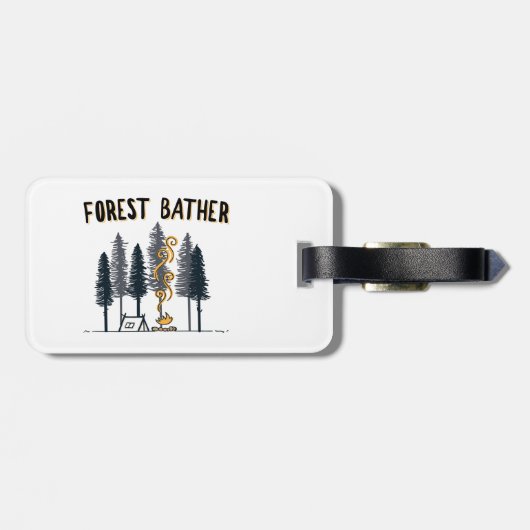 Forest Bather Camping Gepäckanhänger (Rückseite horizontal)