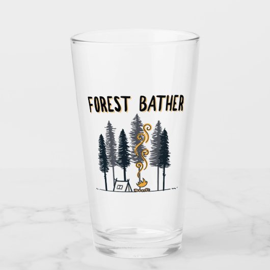 Forest Bather Camping Glas (Vorderseite)