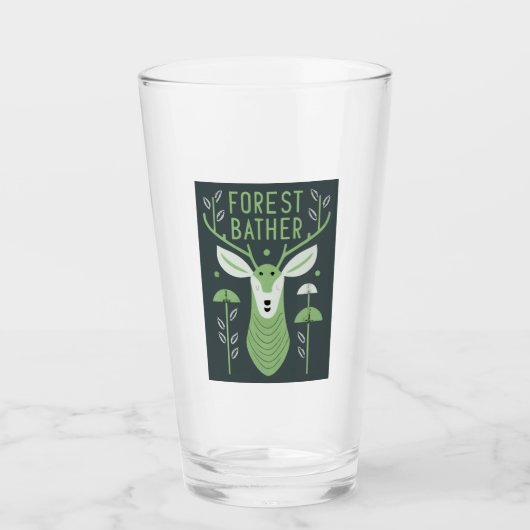 Forest Bather Deer Glas (Vorderseite)