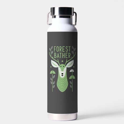 Forest Bather Deer Trinkflasche (Vorne)