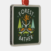 Forest Bather Kubist Ornament Aus Metall (Rechts)