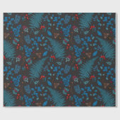 Forest berries, leaves and bugs 1 geschenkpapier (Flach)