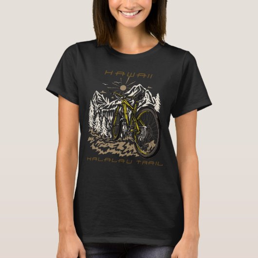Forest Biking Kalalau Wandern im Val Piora Camping T-Shirt (Vorderseite)