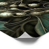 Forest Black Crow Bird | Black Crow Wall Print Poster (Ecke)