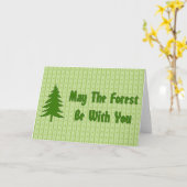 Forest Blessing Karte (Gelbe Blume)
