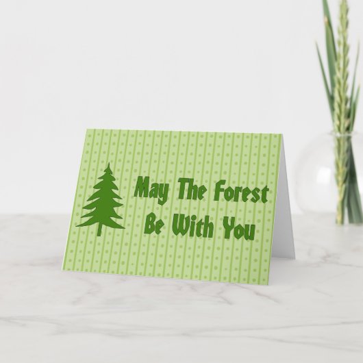 Forest Blessing Karte (Vorderseite)