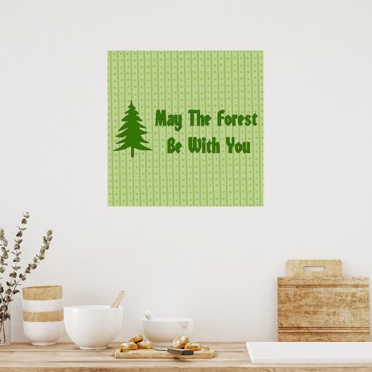 Forest Blessing Poster (Küche)