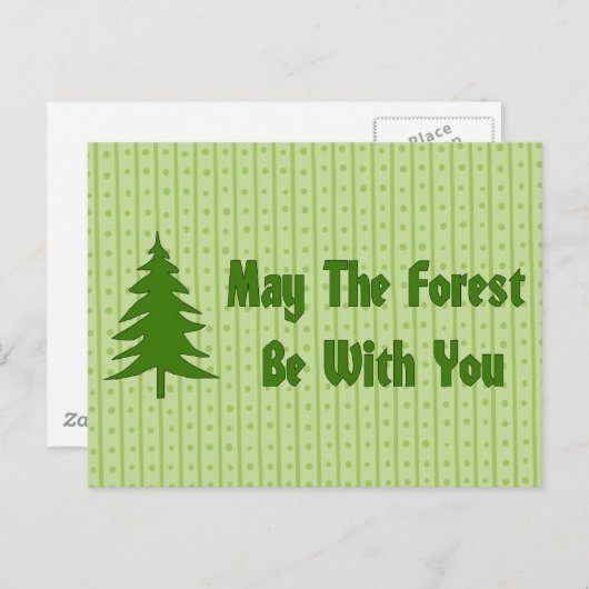 Forest Blessing Postkarte (Vorne/Hinten)