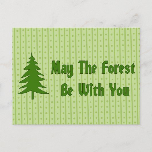 Forest Blessing Postkarte (Vorderseite)