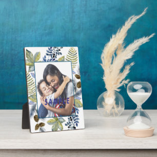 Forest Blue Frame Foto Vorlage im Herbst Fotoplatte