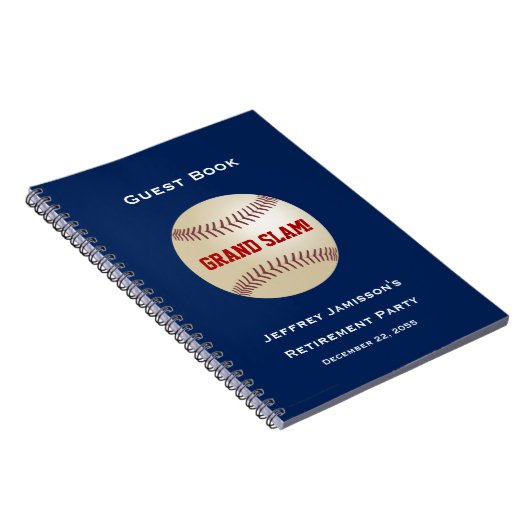 Forest Book, Baseball, Grand Slam Notizblock (Rechte Seite)