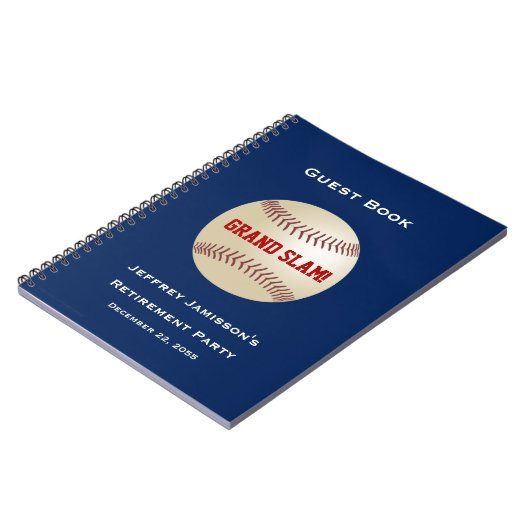 Forest Book, Baseball, Grand Slam Notizblock (Linke Seite)