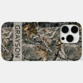 Forest Branches Camouflage Personalized Case-Mate iPhone Hülle (Rückseite (Horizontal))
