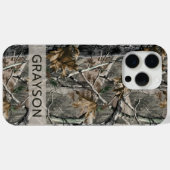 Forest Branches Camouflage Personalized Case-Mate iPhone Hülle (Rückseite (Horizontal))