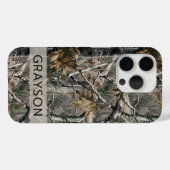 Forest Branches Camouflage Personalized Case-Mate iPhone Hülle (Rückseite (Horizontal))