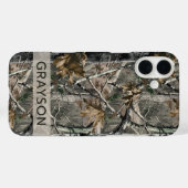 Forest Branches Camouflage Personalized Case-Mate iPhone Hülle (Rückseite (Horizontal))