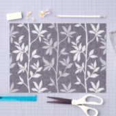 Forest Breeze Minimalist Botanical Silhouette Lav Seidenpapier (Handwerk)