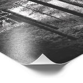 Forest Bridge Isaiah 26:3 Foto B&W Print (Ecke)