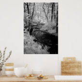 Forest Brook Infrarot Poster (Küche)