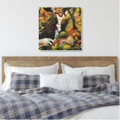 Forest Brook von August Macke Vintag Expressionism Leinwanddruck (Insitu (Schlafzimmer))