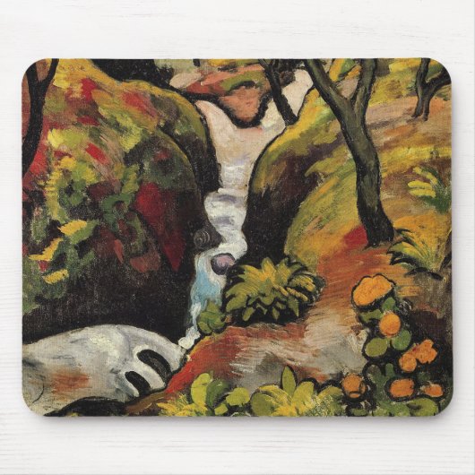 Forest Brook von August Macke Vintag Expressionism Mousepad (Vorne)