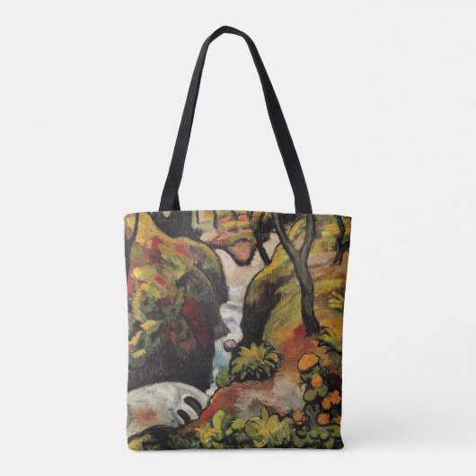 Forest Brook von August Macke Vintag Expressionism Tasche (Rückseite)