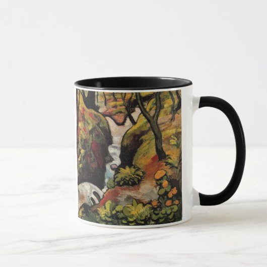 Forest Brook von August Macke Vintag Expressionism Tasse (Rechts)