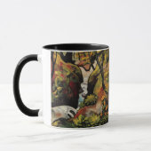 Forest Brook von August Macke Vintag Expressionism Tasse (Links)