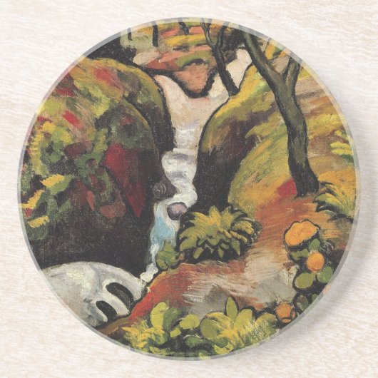 Forest Brook von August Macke Vintag Expressionism Untersetzer (Vorne)