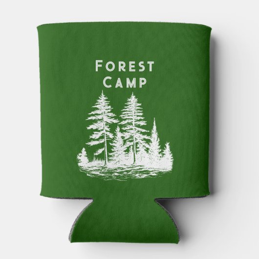 Forest Buck Trees Bachelor Wochenende Dosenkühler (Rückseite)