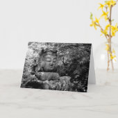 Forest Buddha Karte (Gelbe Blume)