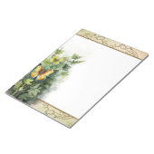 Forest Butterfly Woodland Nature Editor Notizblock (angewinkelt)
