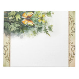 Forest Butterfly Woodland Nature Editor Notizblock