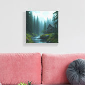 FOREST CABIN LEINWANDDRUCK (Insitu (Wohnzimmer))