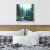FOREST CABIN LEINWANDDRUCK (Insitu (Schlafzimmer))
