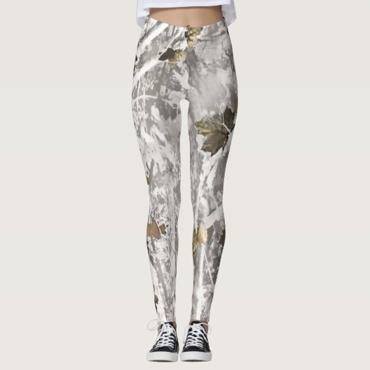 Forest Camo Pattern Leggings (Vorderseite)