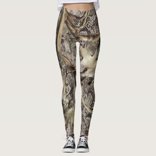 Forest Camo Pattern Leggings (Vorderseite)
