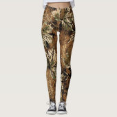Forest Camo Pattern Leggings (Vorderseite)