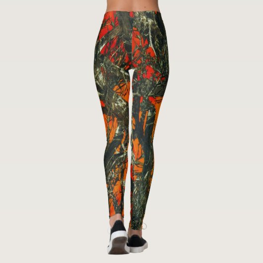 Forest Camo Pattern Leggings (Rückseite)