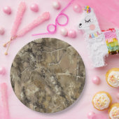 Forest Camo Pattern Pappteller (Party)