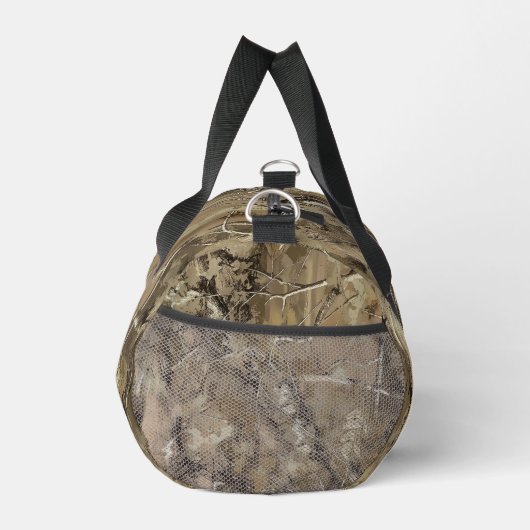 Forest Camo with Dry Leaves Pattern Duffle Bag (Rechts)